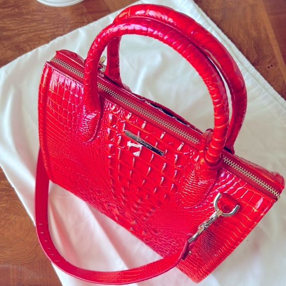 🔥NWT Brahmin Caroline Satchel!🔥 - Picture 4 of 12